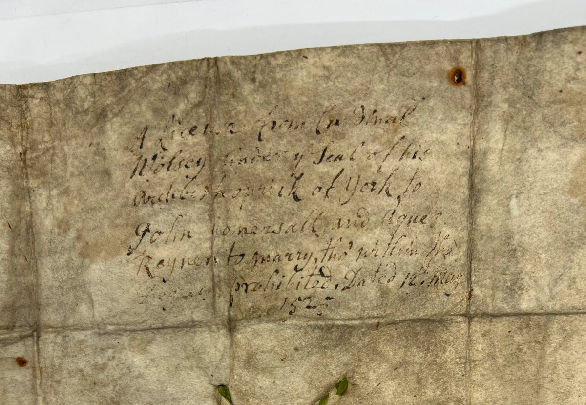 Manuscript Of Thomas Wolsey 1525-photo-4