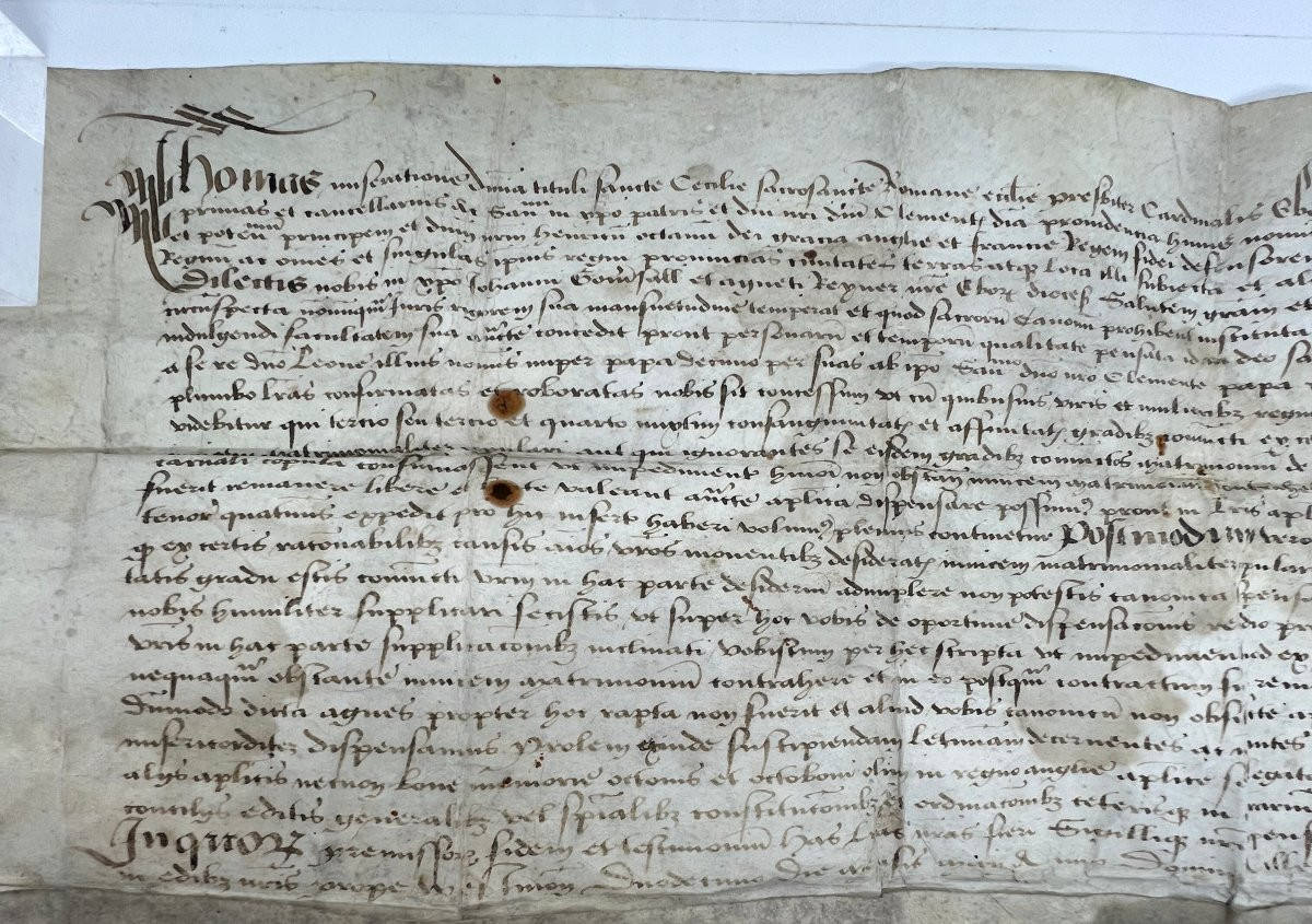 Manuscript Of Thomas Wolsey 1525-photo-4