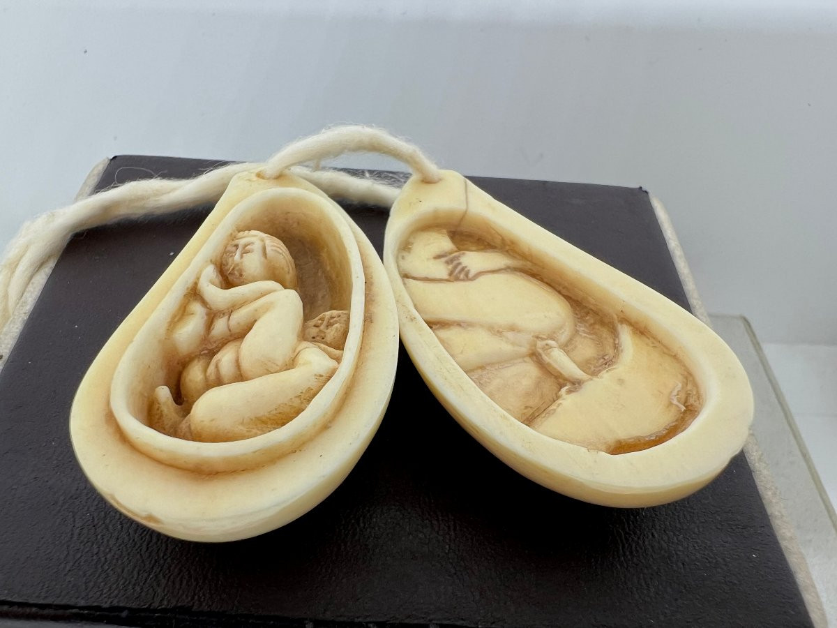 Netsuke erotica Japon fin du XIX sec.-photo-1