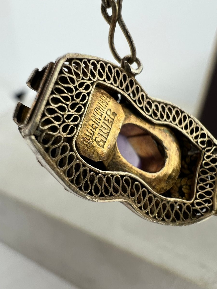 Chine XX sec argent massif-photo-3