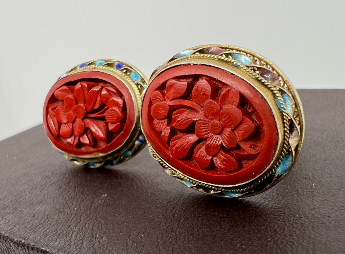 Chine XX sec argent massif-photo-3