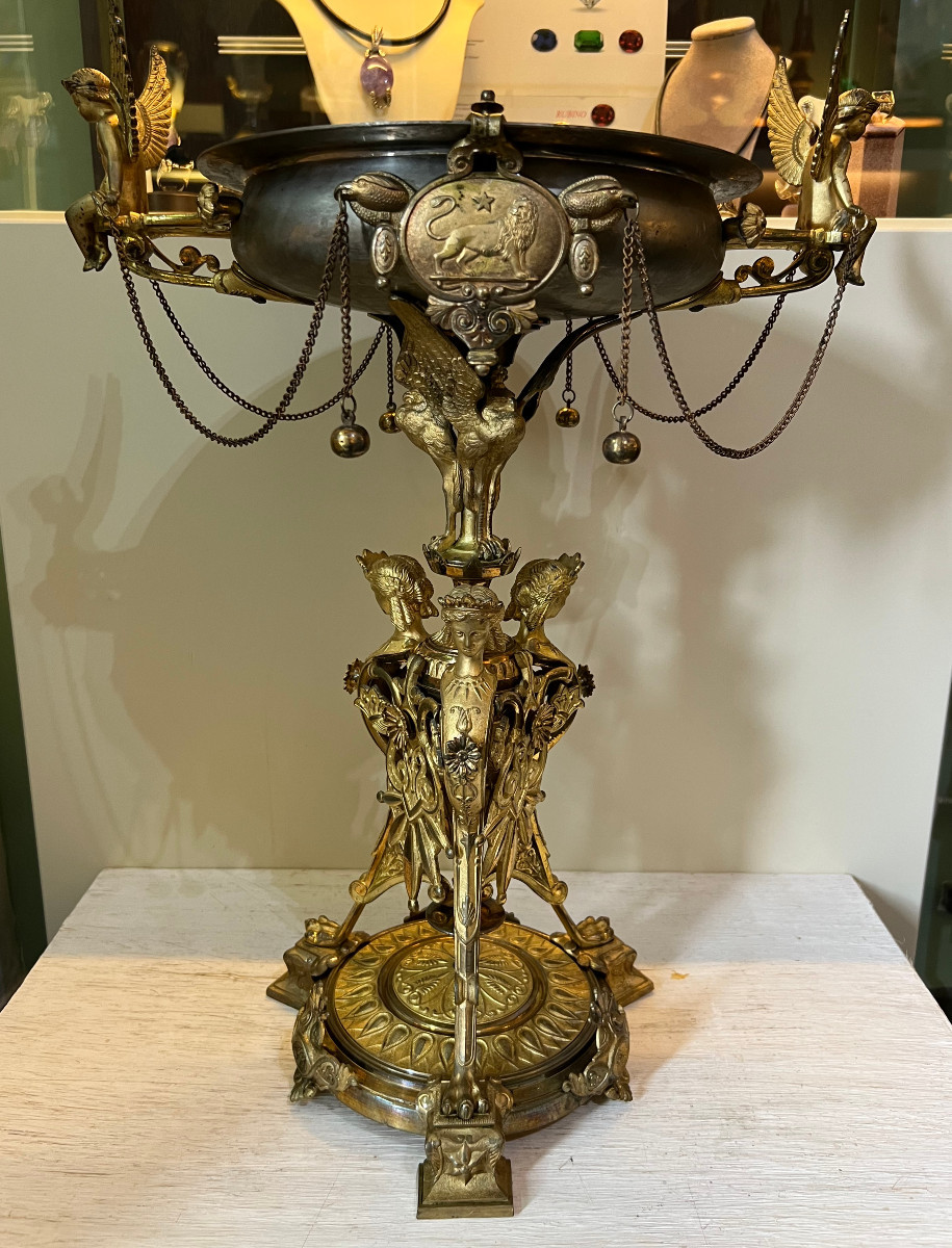 France XIX Gilded Bronze