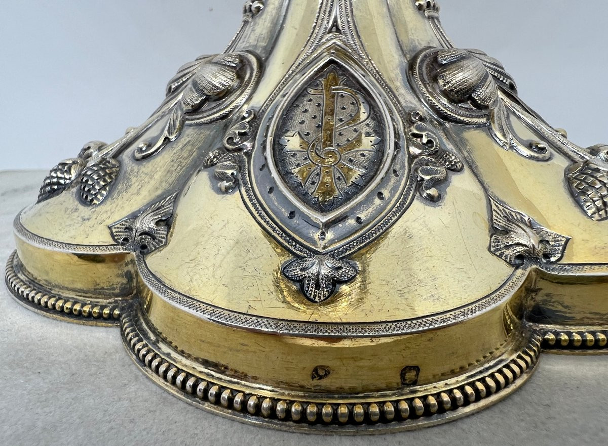 France, Late 19th Century, Gilded Silver-photo-3