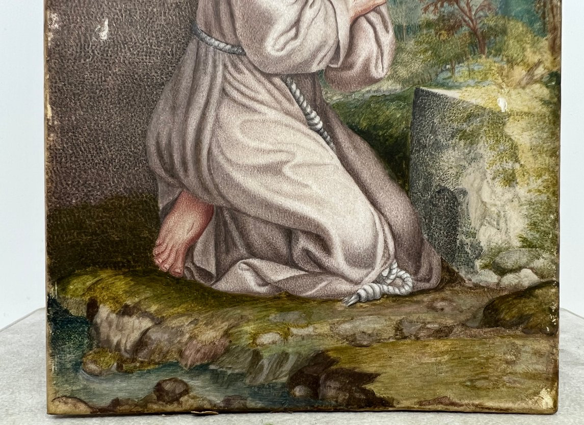 17th-century Tempera On Parchment-photo-3