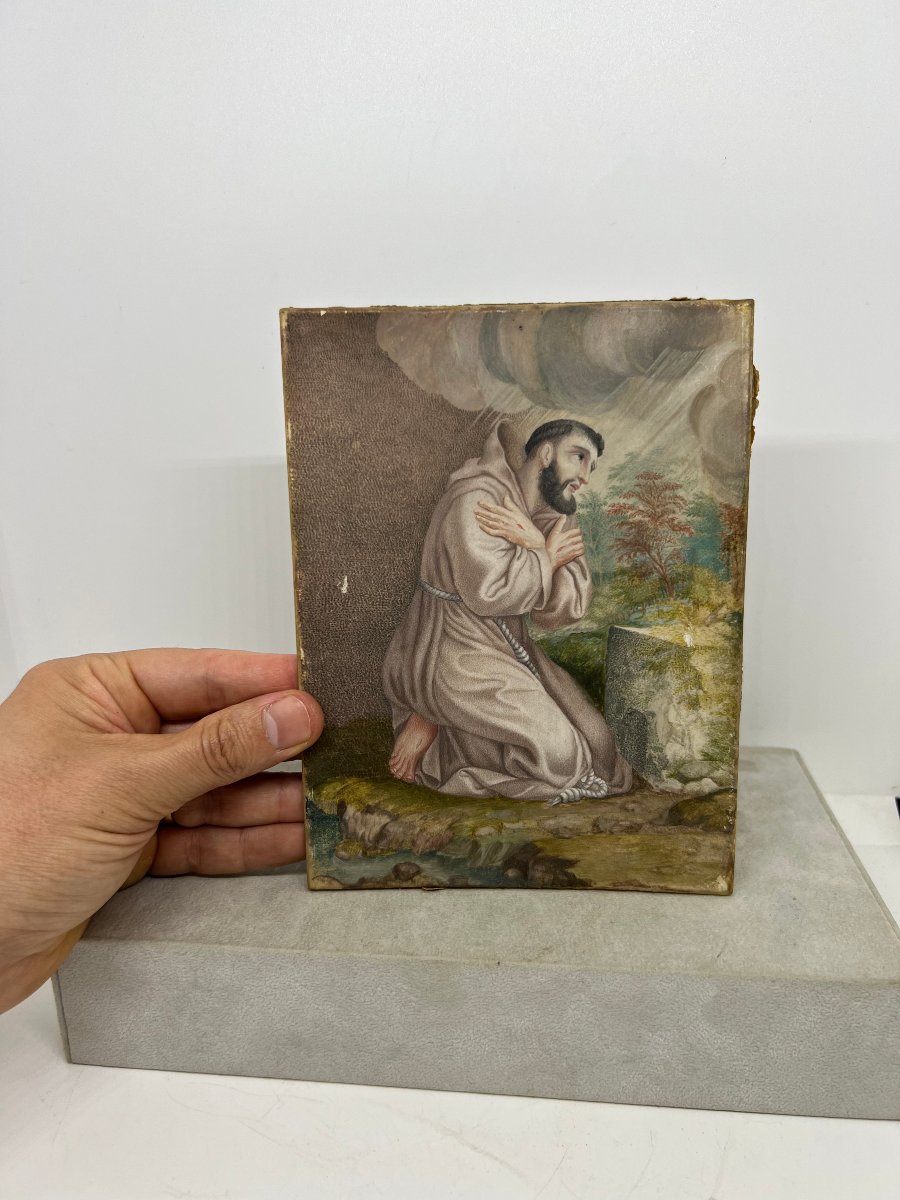 17th-century Tempera On Parchment-photo-2