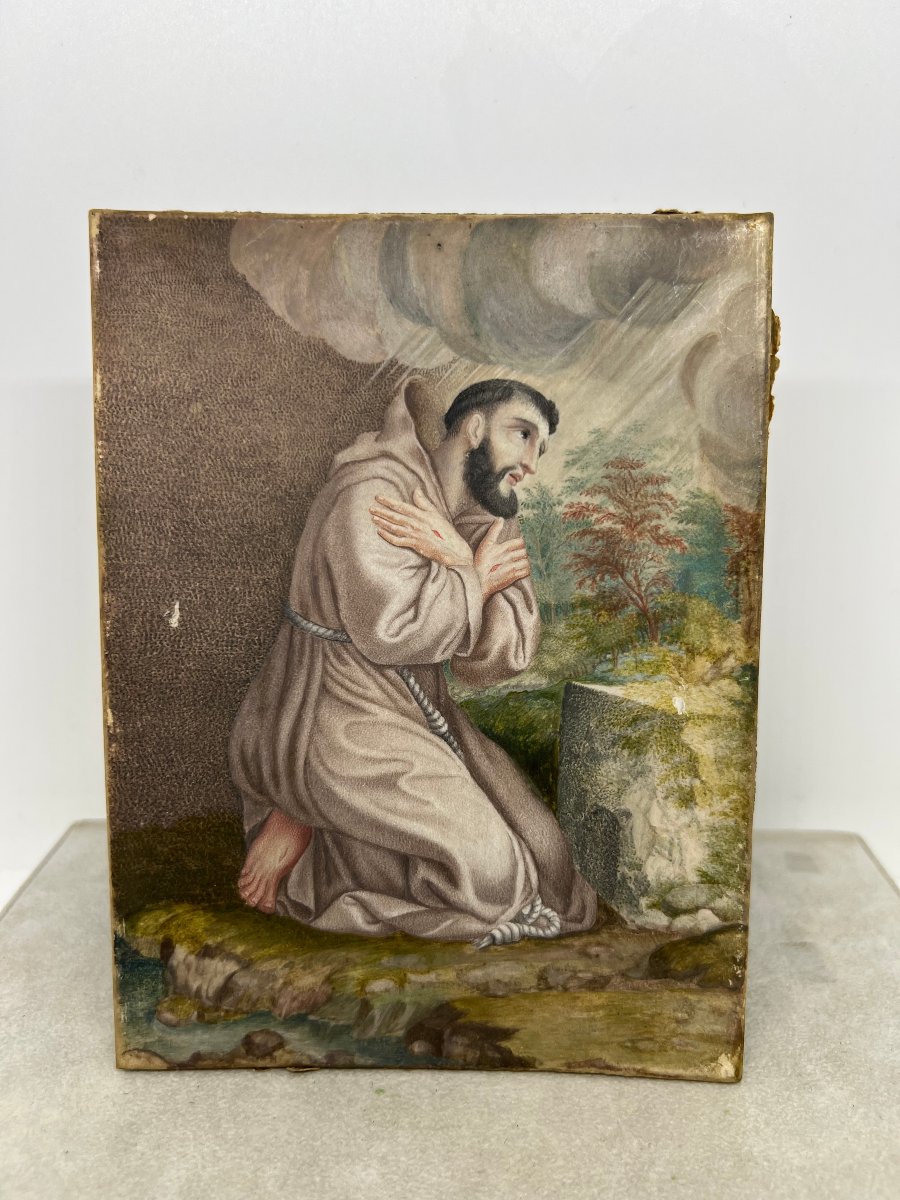 17th-century Tempera On Parchment-photo-4