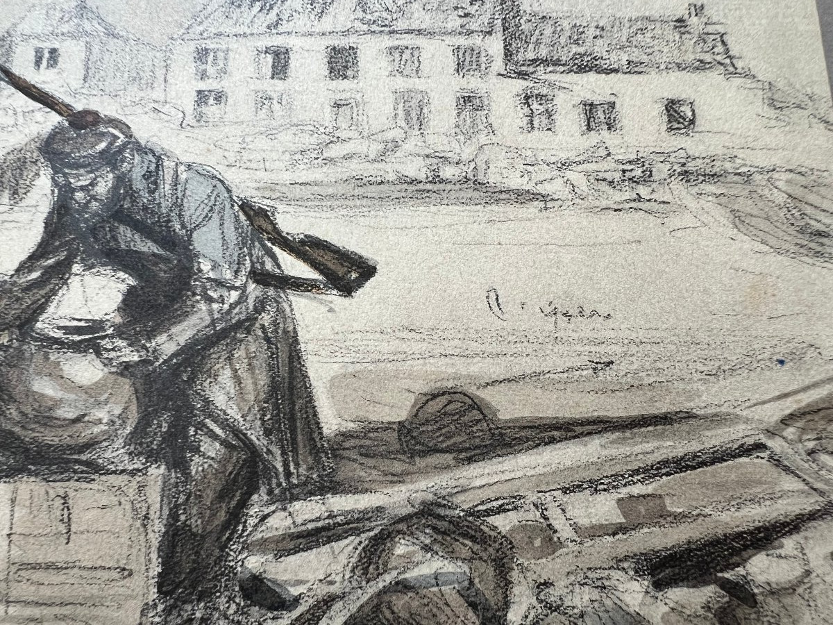 D.Charles Fouqueray 1869-1956 dessin-photo-2