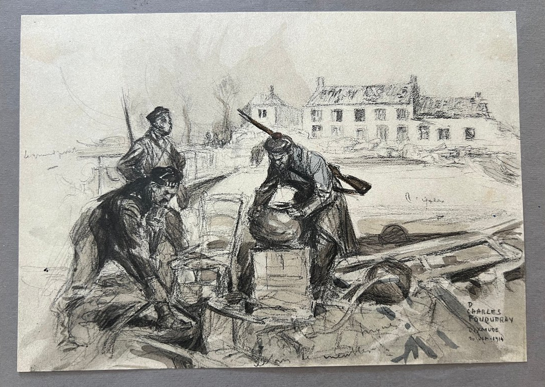 D.Charles Fouqueray 1869-1956 dessin-photo-2