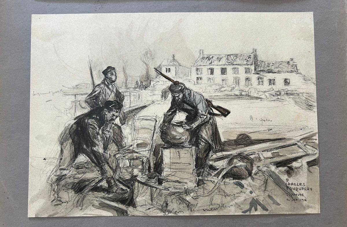 D.Charles Fouqueray 1869-1956 dessin-photo-6