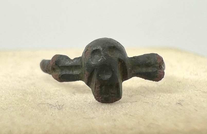 Bague Medieval en bronze XV sec-photo-3