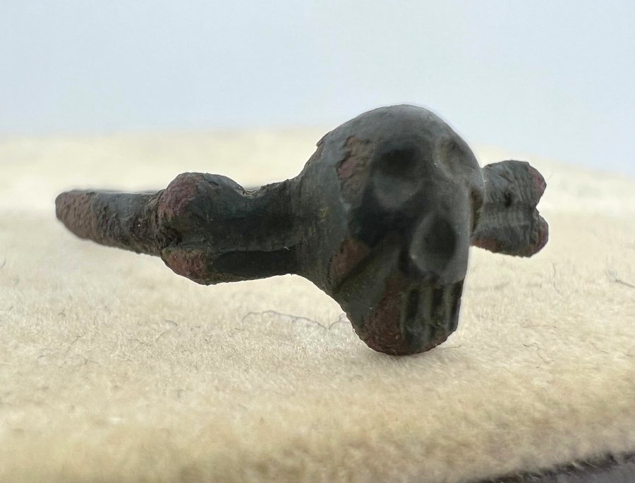 Bague Medieval en bronze XV sec-photo-4