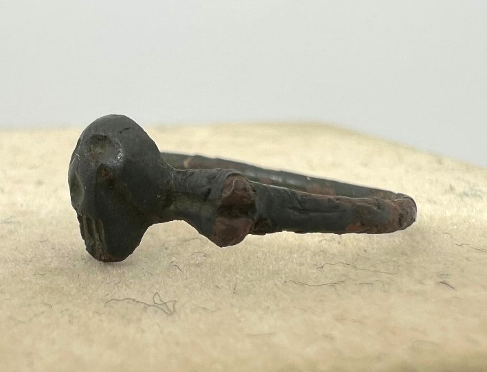 Bague Medieval en bronze XV sec-photo-1