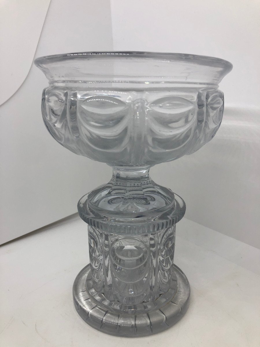Creusot O Baccarat Charles X Size Crystal Cup-photo-2