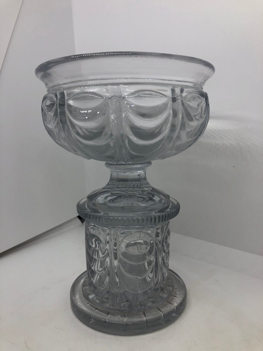Creusot O Baccarat Charles X Size Crystal Cup-photo-1