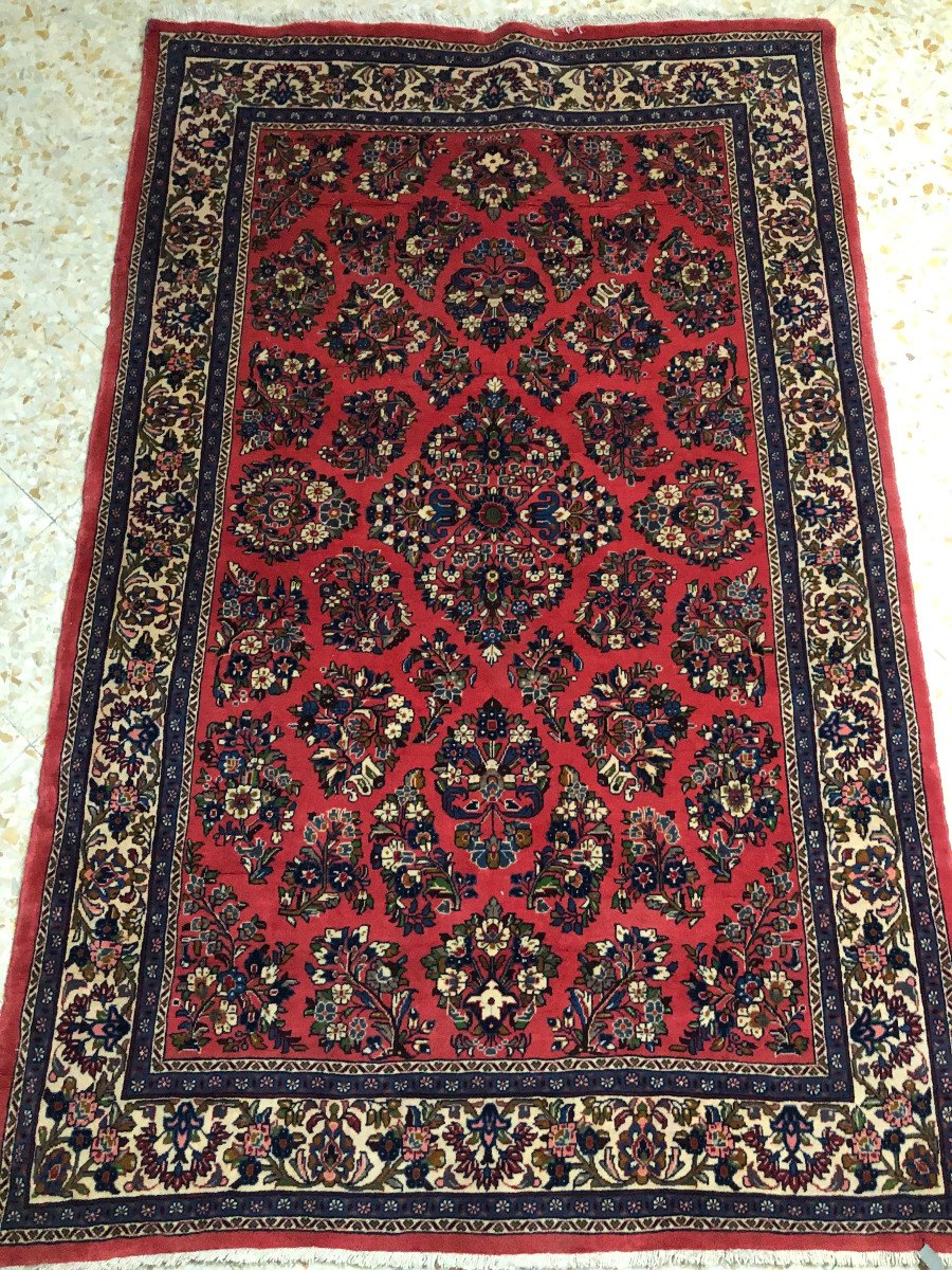 Iranian Wool Rug From Years 70 From XX Sec.
