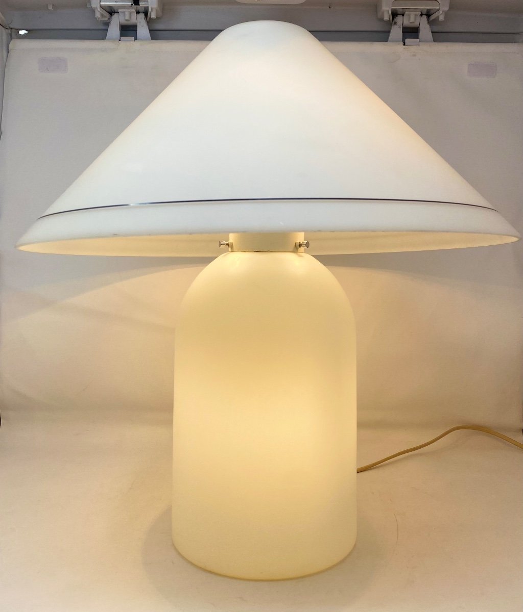 German Glass Lamp From The 70s-photo-3
