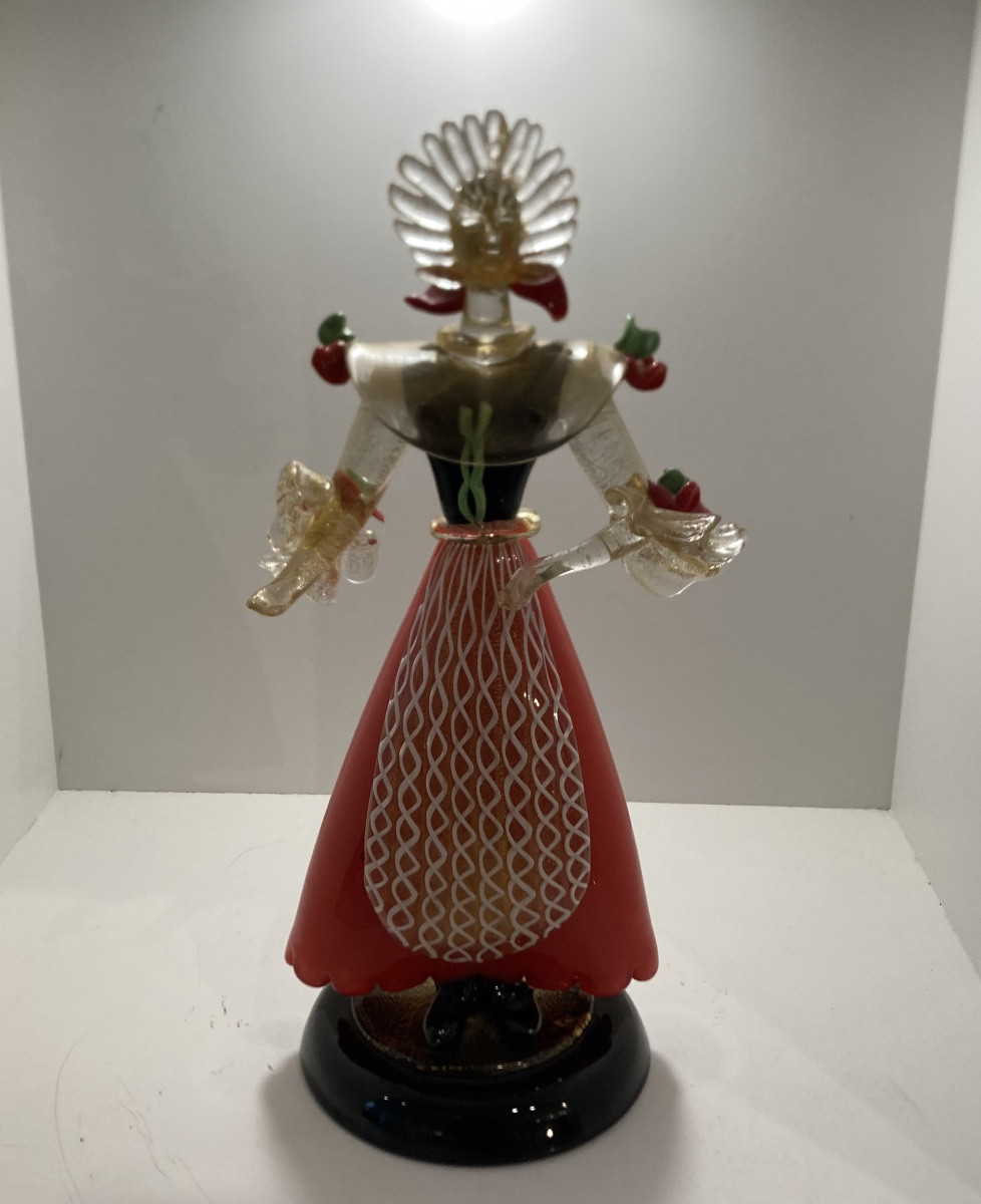 Statue Murano de la Série "Regione" par Flavio Poli pour Seguso.