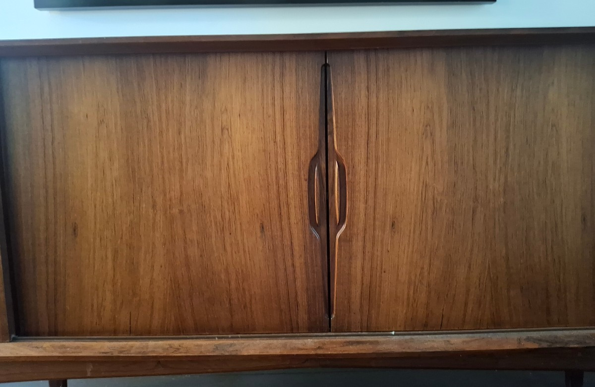 Large Buffet Danois Par Knud Nielsen Pour Mobelfabrik Losning, Vers 1960-photo-4