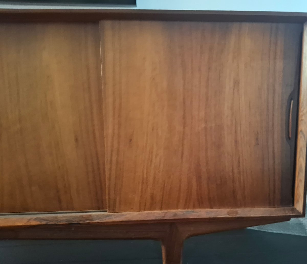 Large Buffet Danois Par Knud Nielsen Pour Mobelfabrik Losning, Vers 1960-photo-3