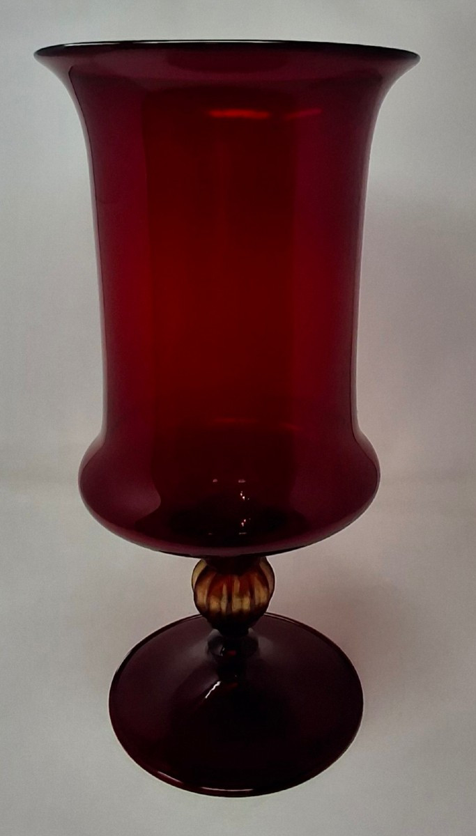 paire de vases murrano vees 1950-photo-4