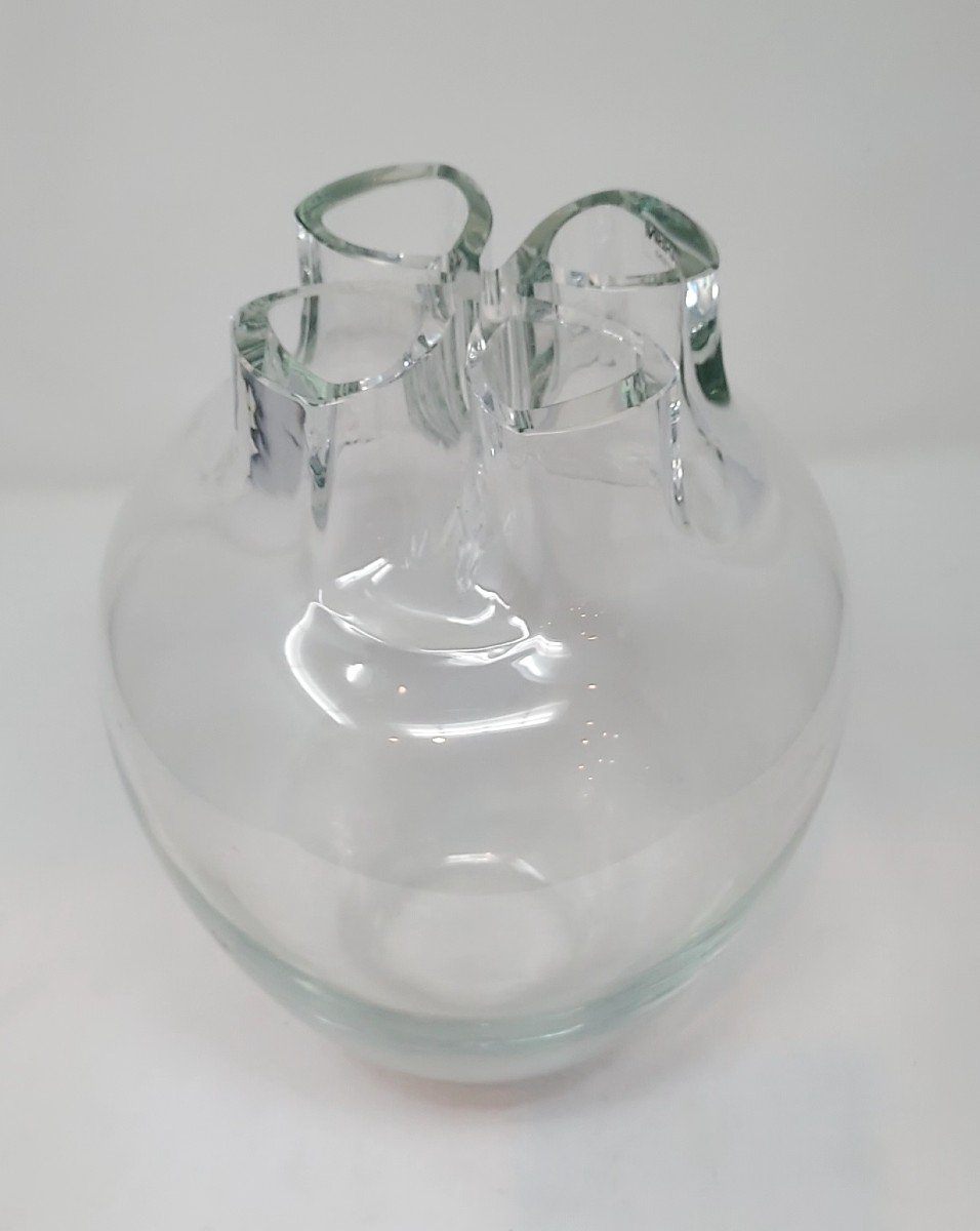 "Quattro Fori" vase de Flavio Barbini -photo-2