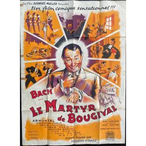 Poster Of The French Comedy And Drama Film “the Martyr Of Bougival” From 1949