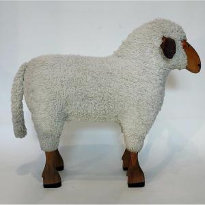 Meier - Sculpture et tabouret Mouton