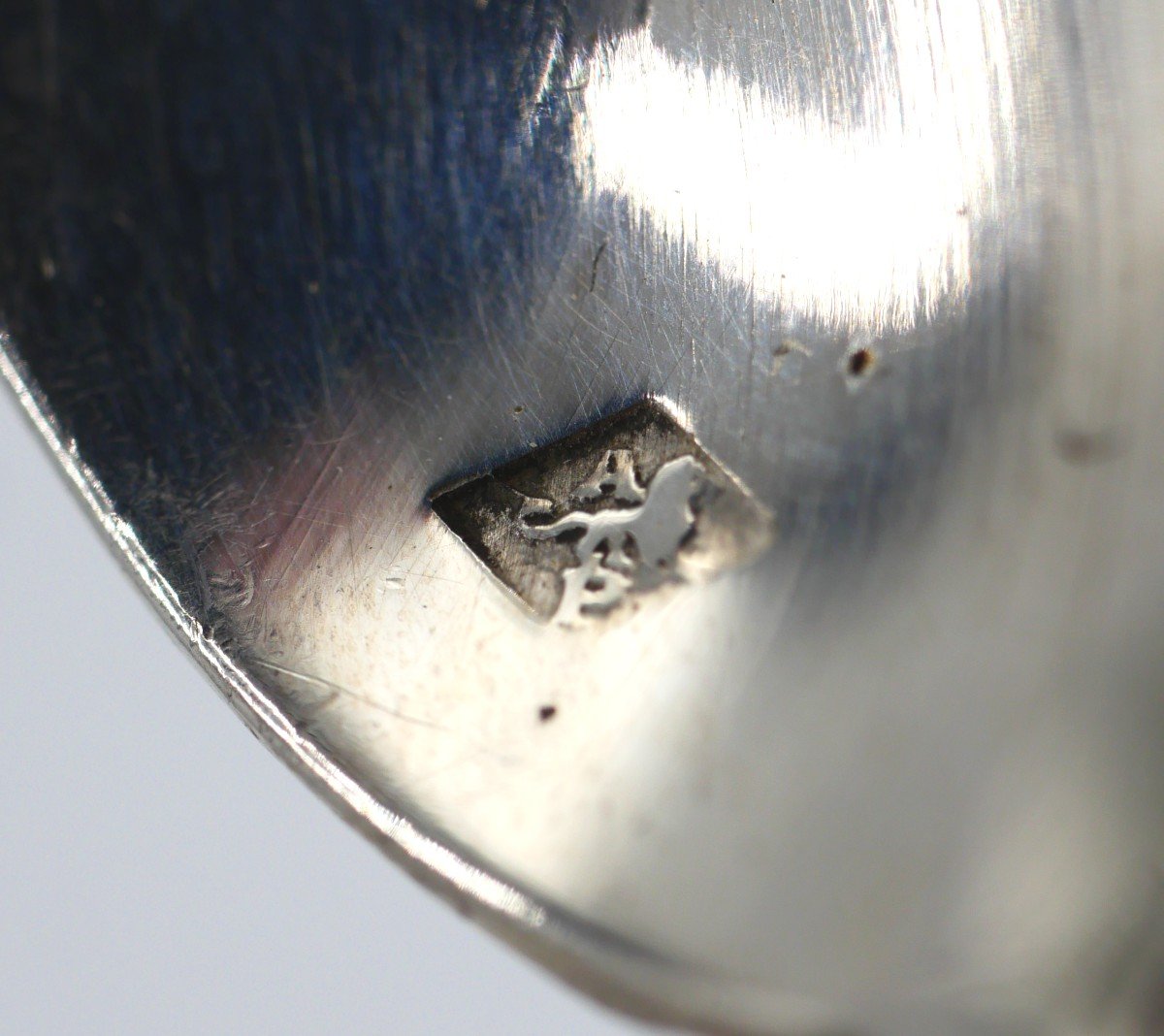 Set Of 6 Sterling Silver Mocha Spoons, Gordian Knot-photo-3