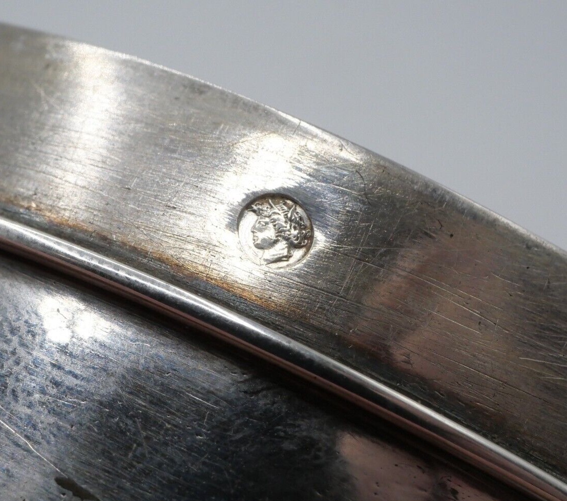 19th Century Round Sterling Silver Box-photo-3
