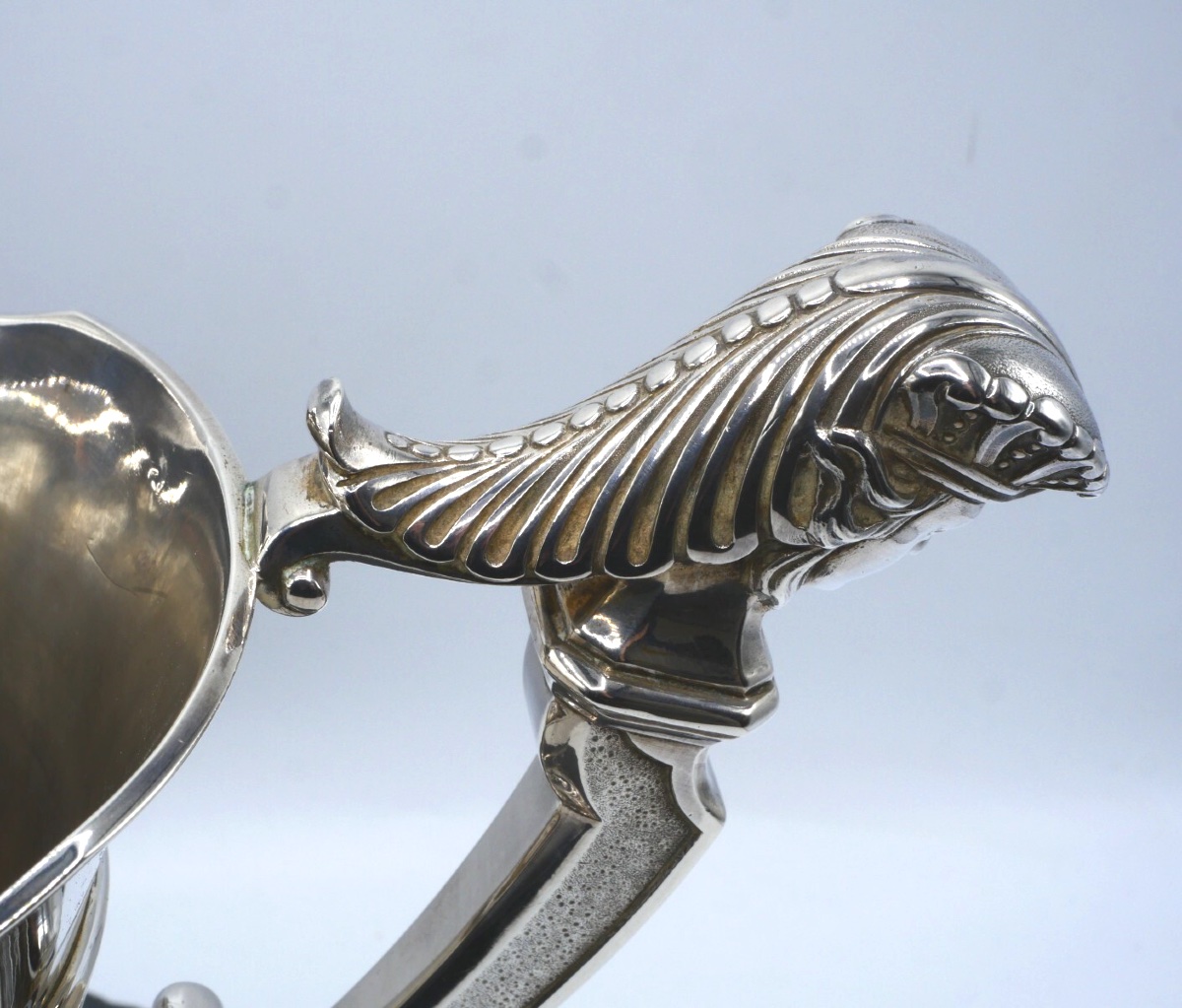 Sterling Silver Helmet Ewer By Tétard-photo-6