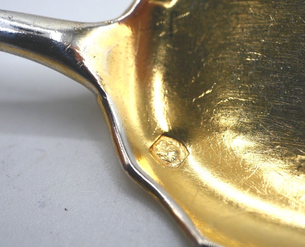 13-piece Ice Cream Set In Sterling Silver And Vermeil-photo-2