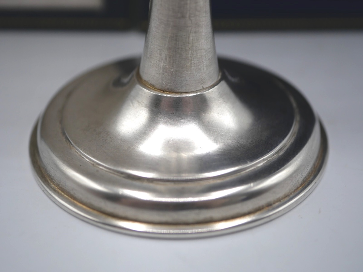 Solid Silver Chalice England With Its Box-photo-1