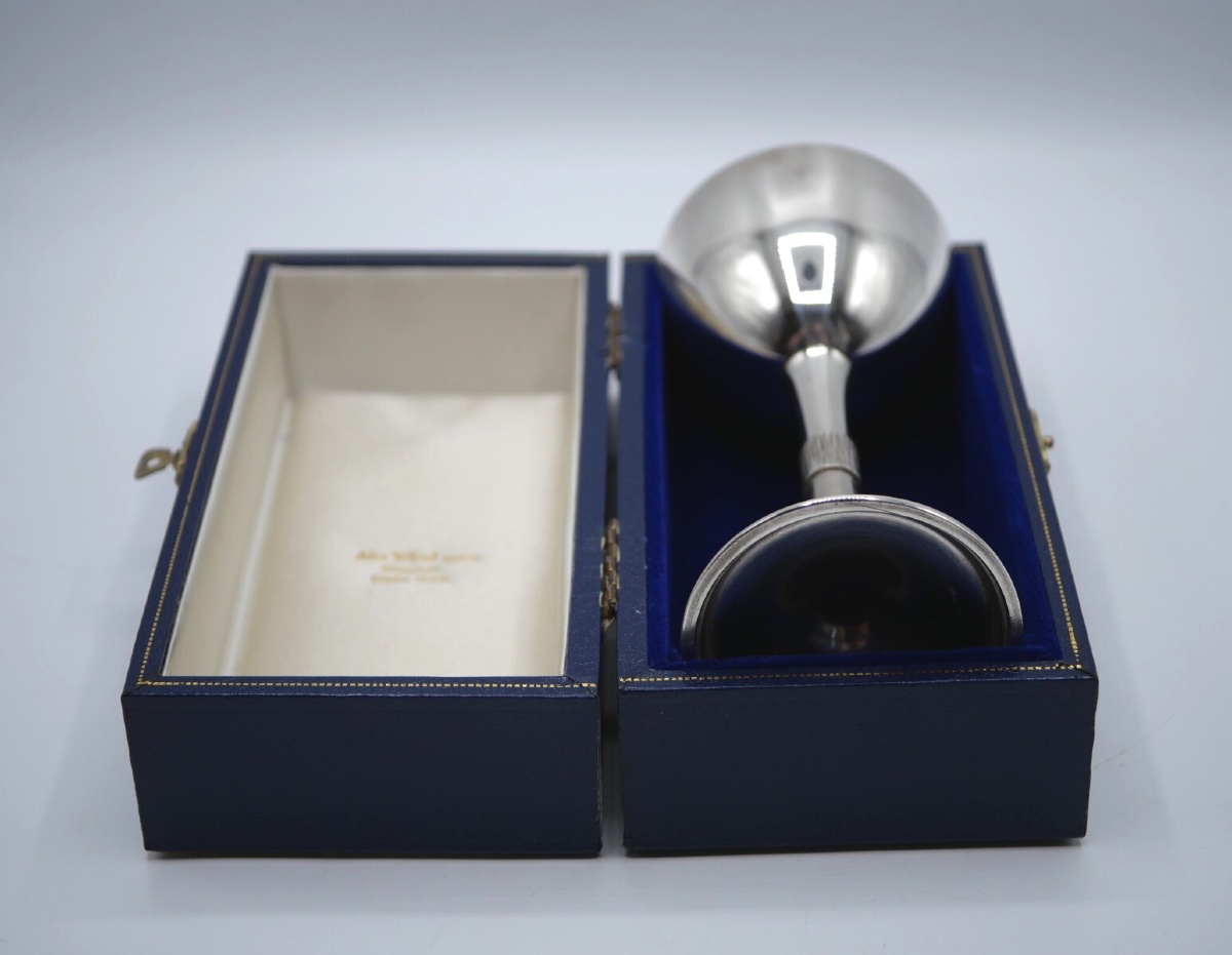 Solid Silver Chalice England With Its Box-photo-2