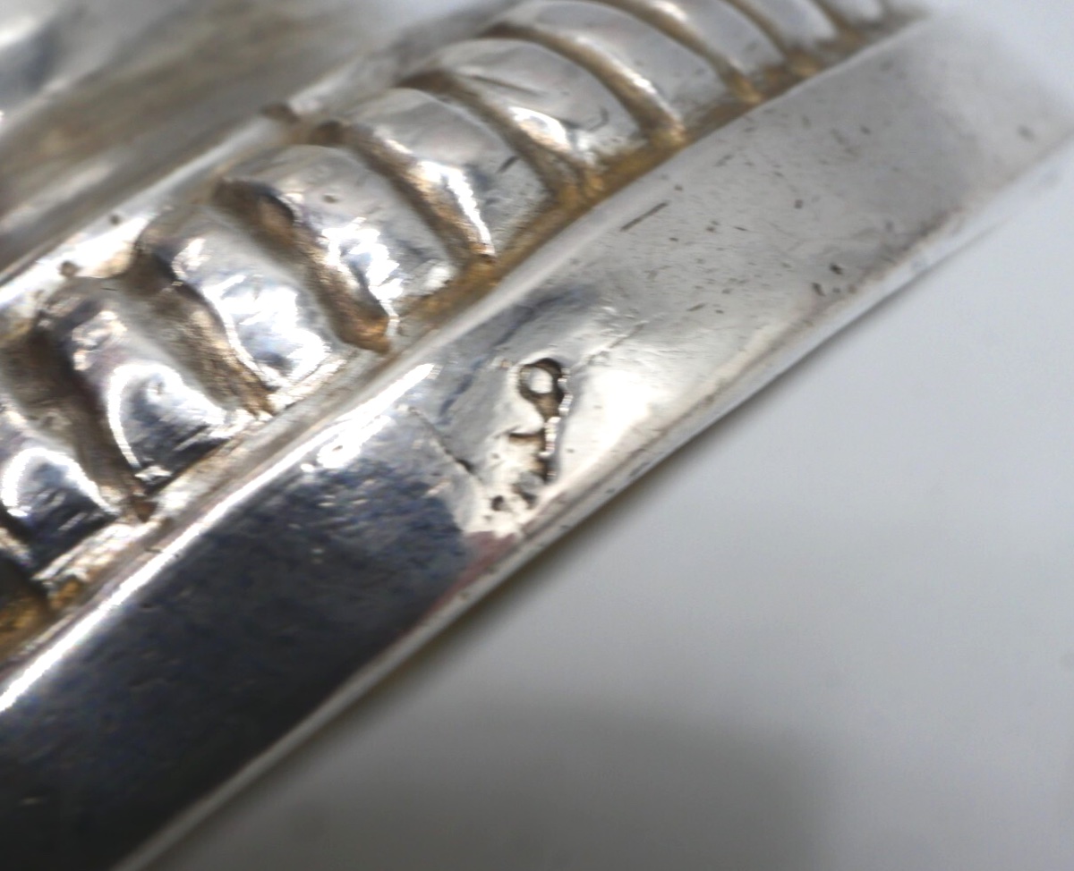 18th Century Solid Silver Tulip Cup-photo-3