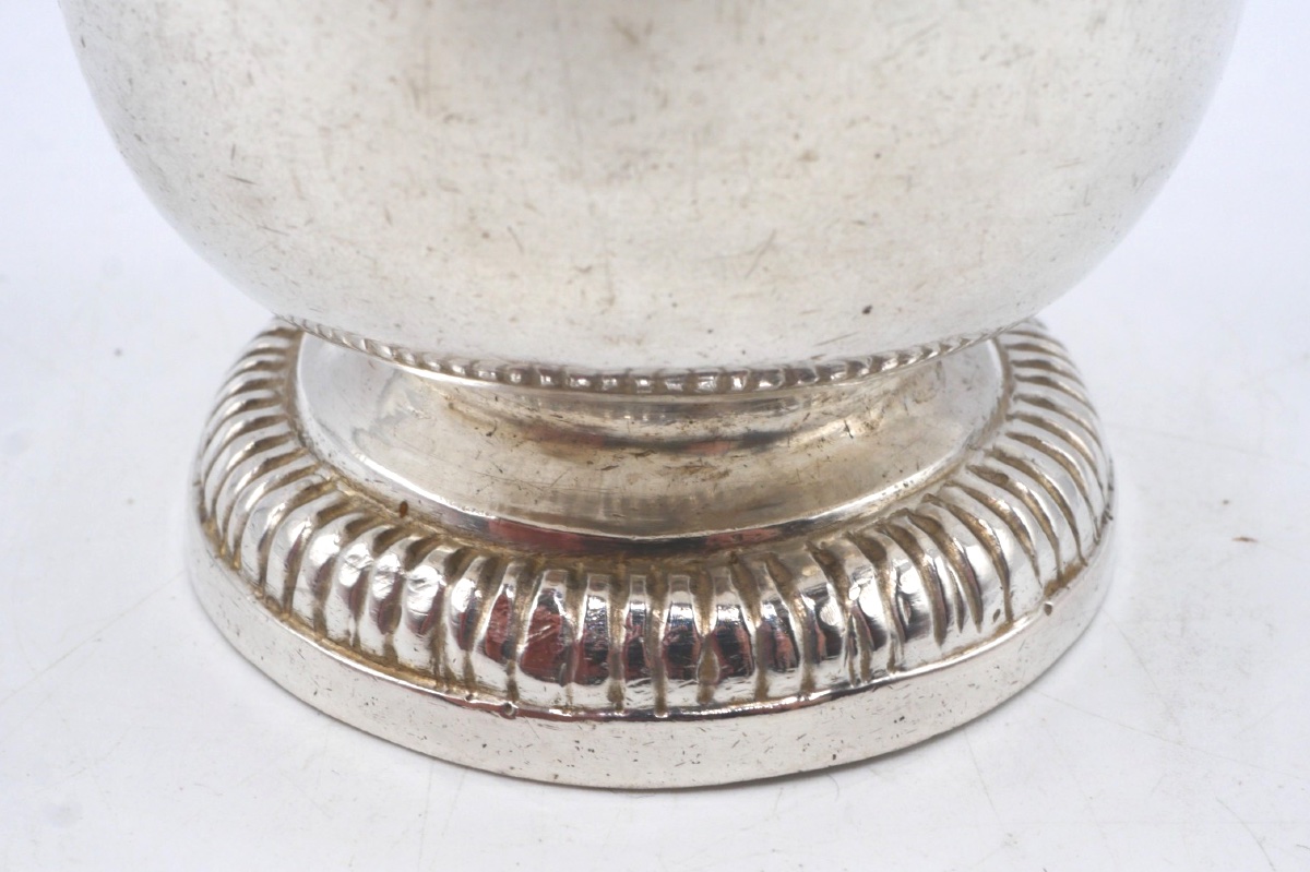 18th Century Solid Silver Tulip Cup-photo-4
