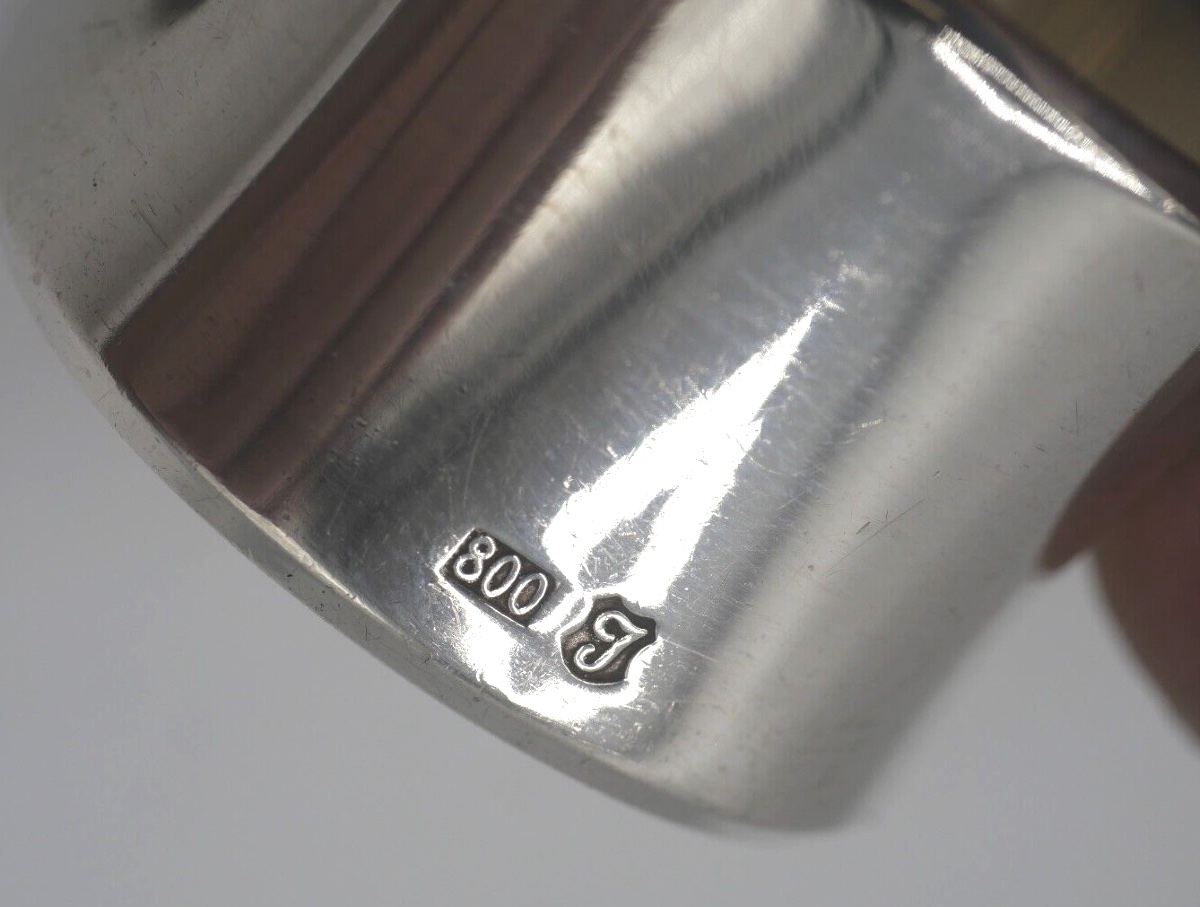 Pair Of Solid Silver Napkin Rings-photo-2