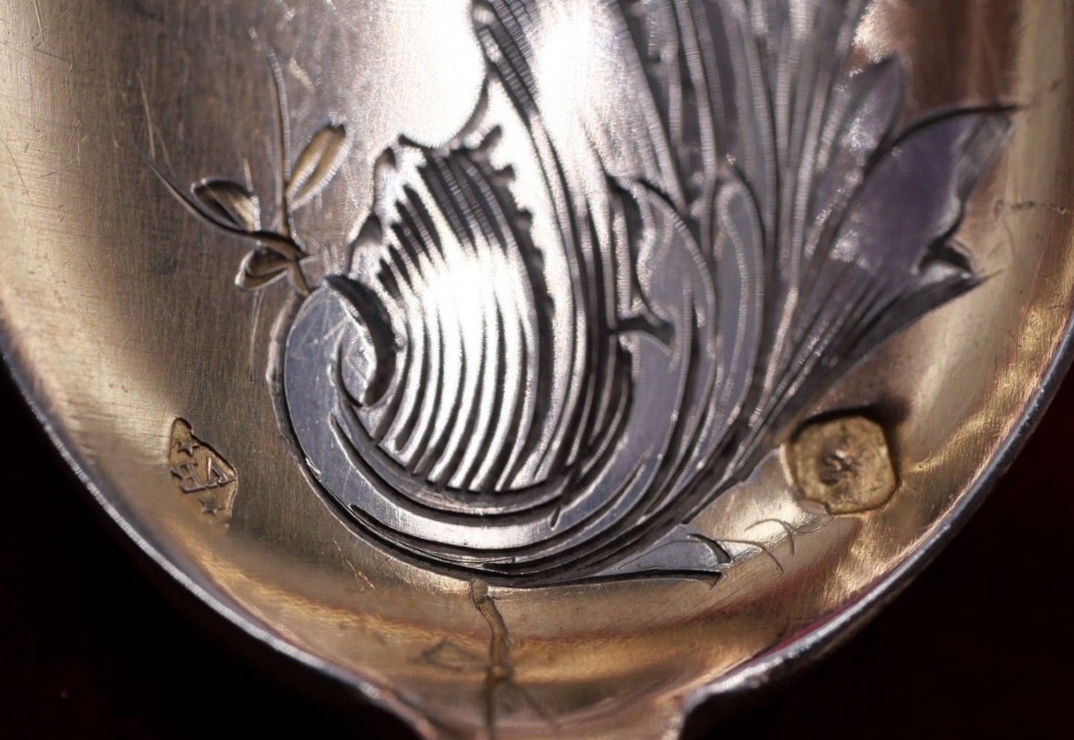 14-piece Vermeil Ice Cream Set-photo-2