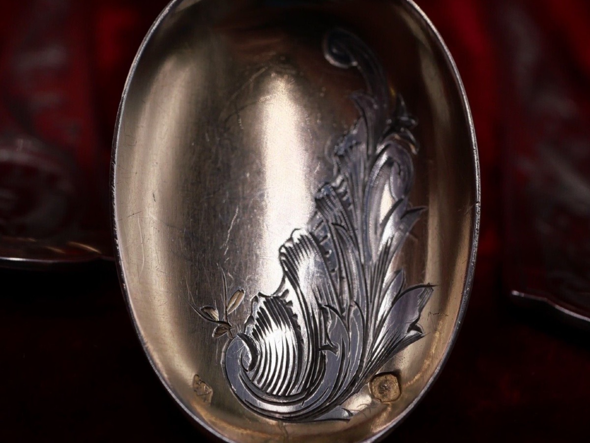 14-piece Vermeil Ice Cream Set-photo-3