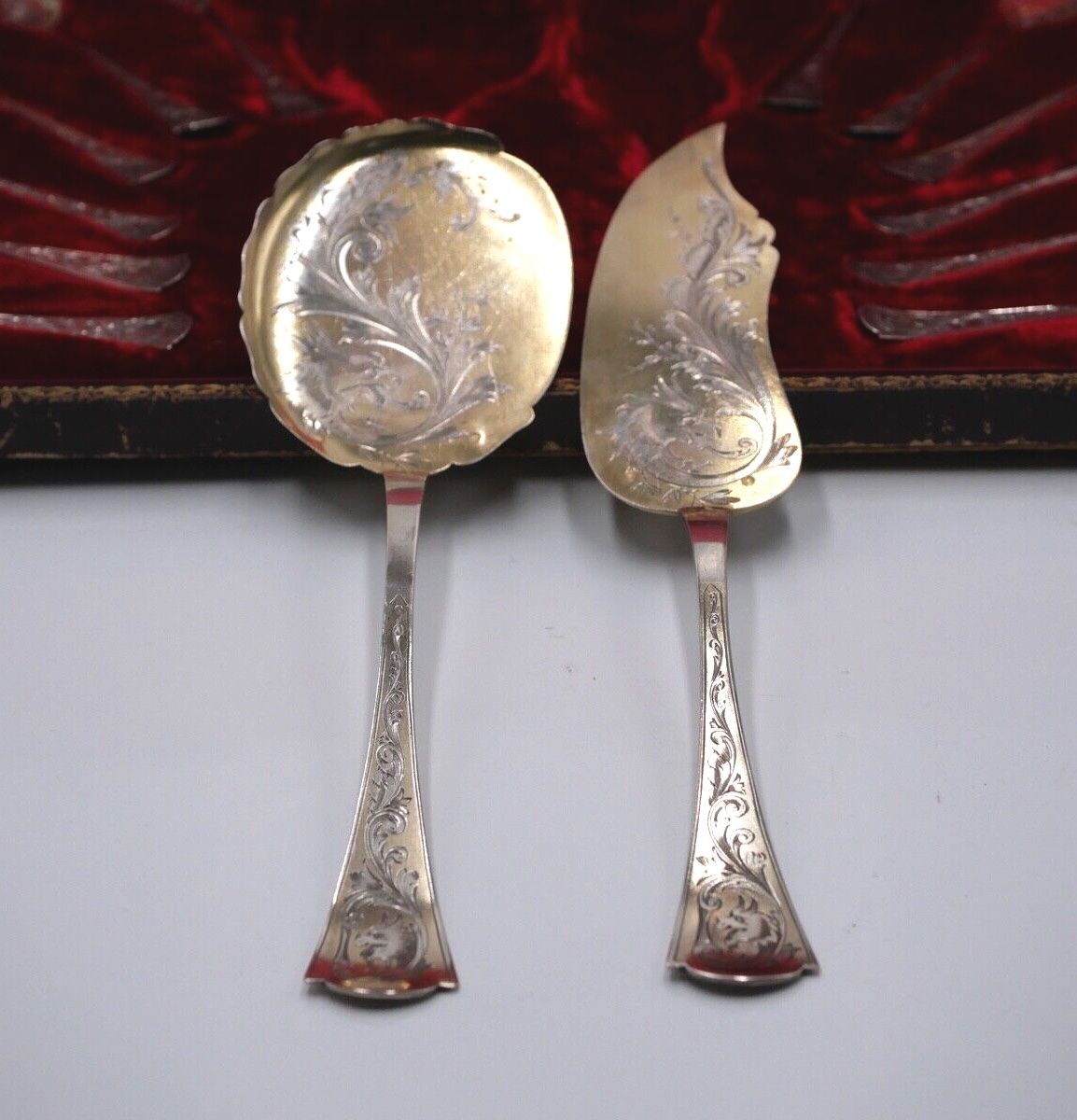 14-piece Vermeil Ice Cream Set-photo-1