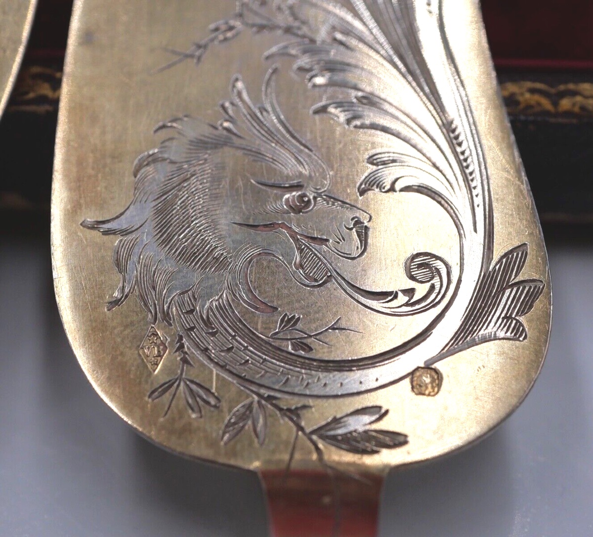 14-piece Vermeil Ice Cream Set-photo-6