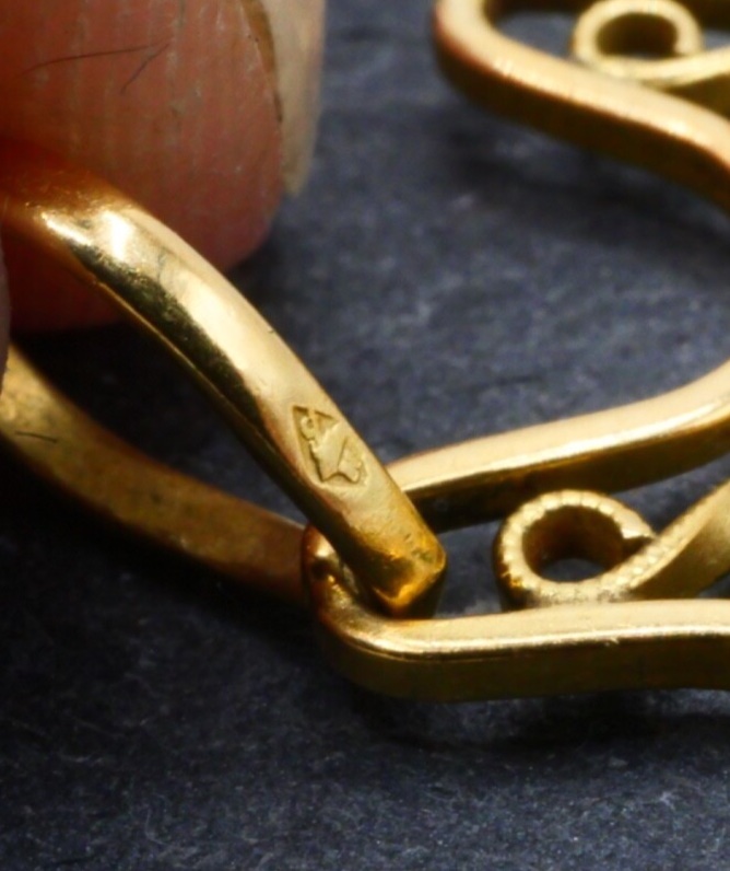 Pendentif en or jaune et pièce de 5 francs Napoléon-photo-3