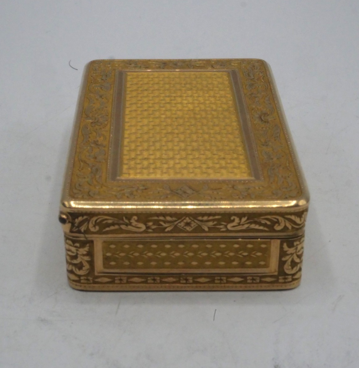 Tabatière en or 18 carats Epoque 19ème-photo-7