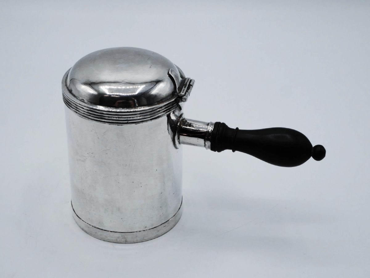 19th Century Solid Silver Travel Jug