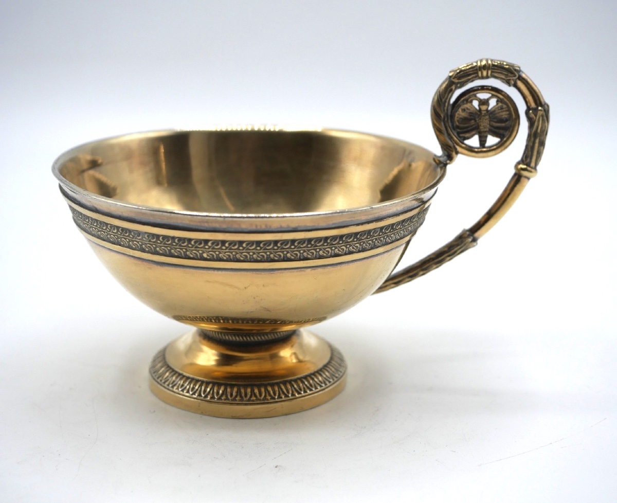 Silver-gilt Teacup By Jean-baptiste Claude Odiot