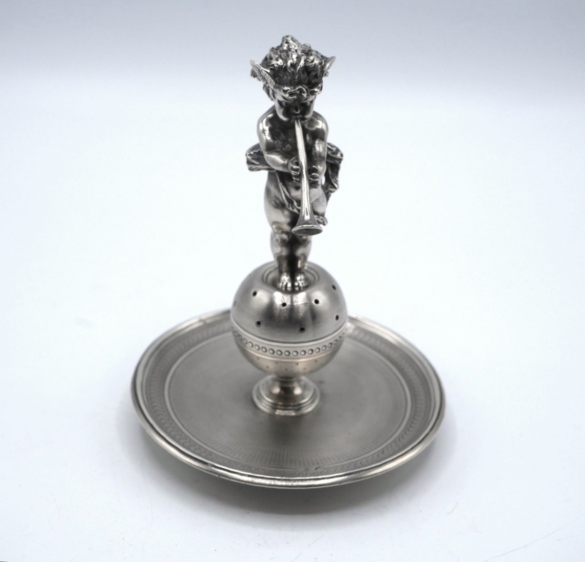 19th Century Solid Silver Toothpick Holder