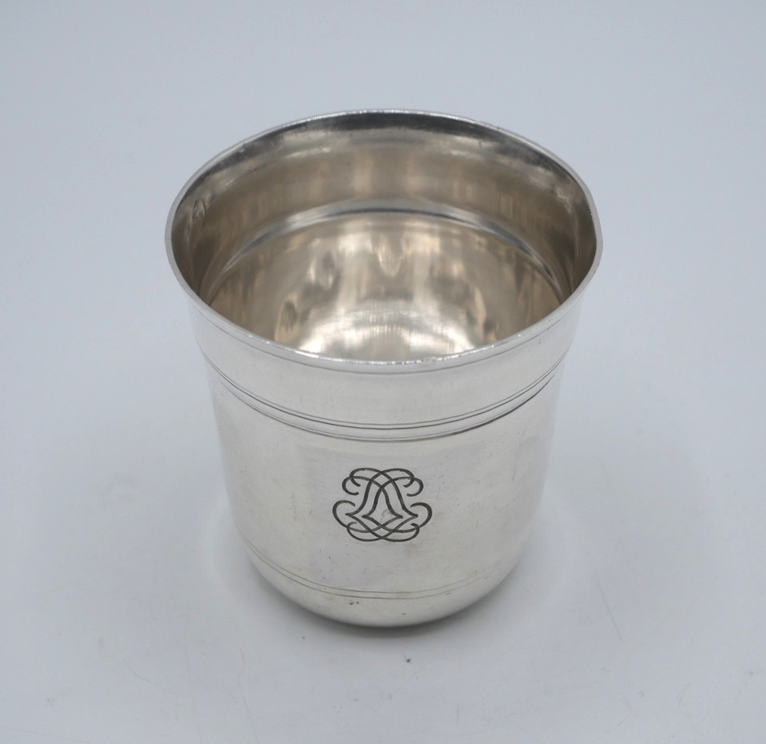 Timbale en argent massif par Puiforcat-photo-2