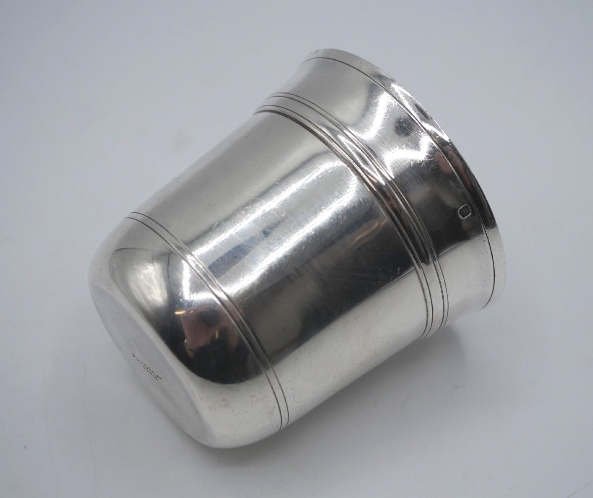 Timbale en argent massif par Puiforcat-photo-3