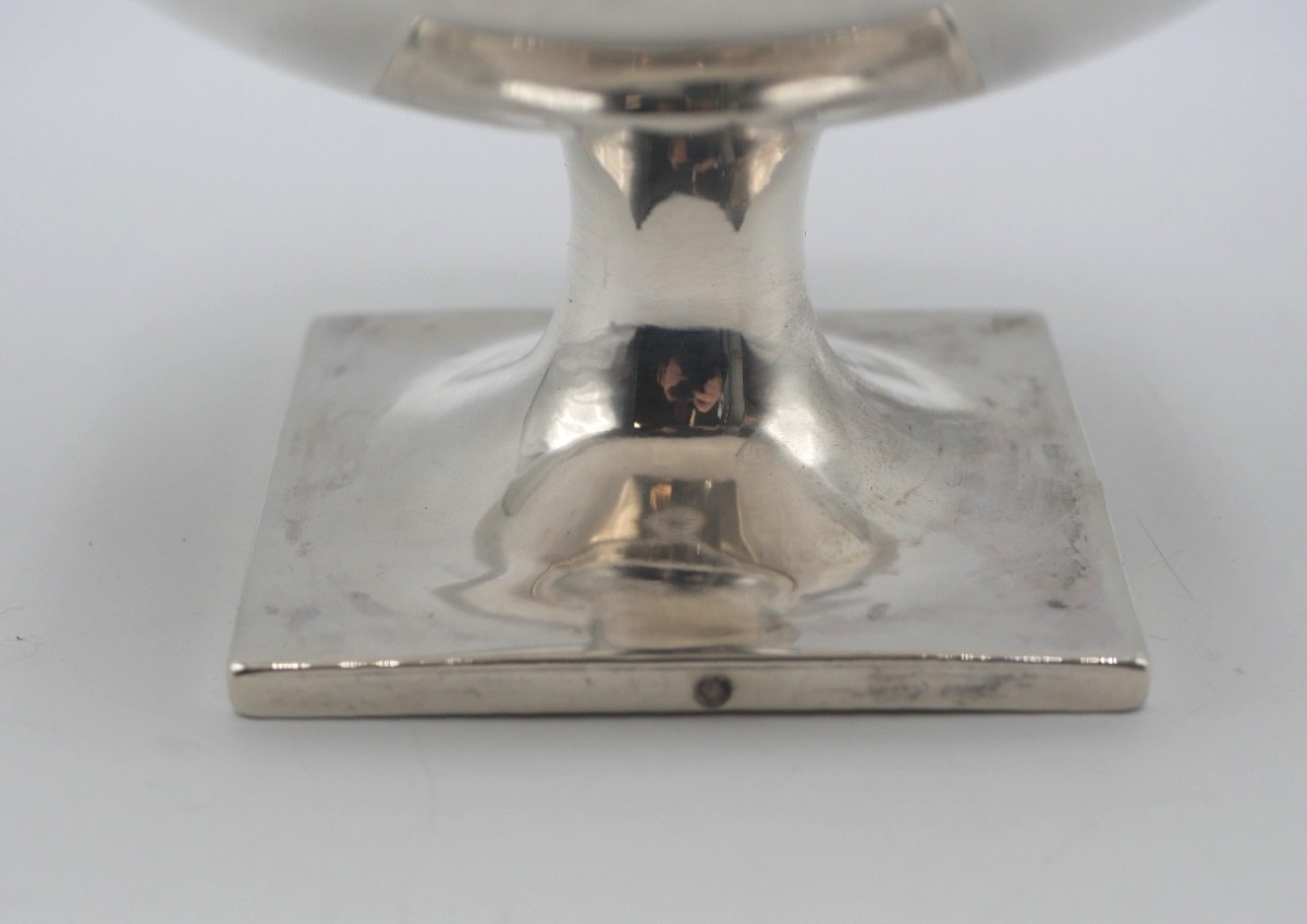 19th Century Solid Silver Cup By Denis Garreau-photo-1