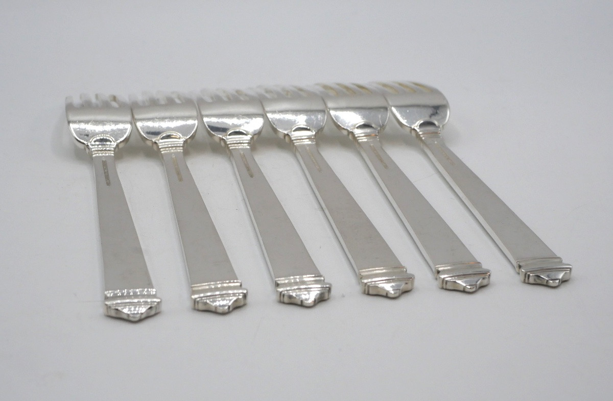 Tiffany 6-piece Sterling Silver Cutlery Set-photo-3