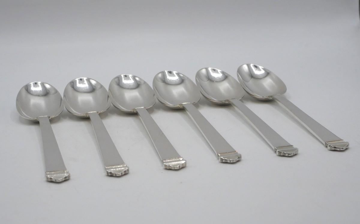 Tiffany 6-piece Sterling Silver Cutlery Set-photo-8